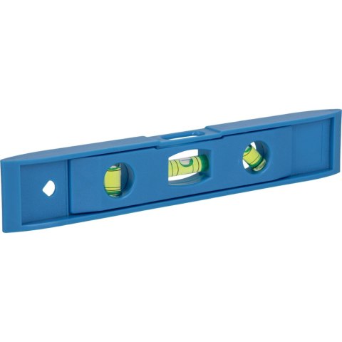 Poziomnica 225mm "torpedo", tworzywo abs, magnet.