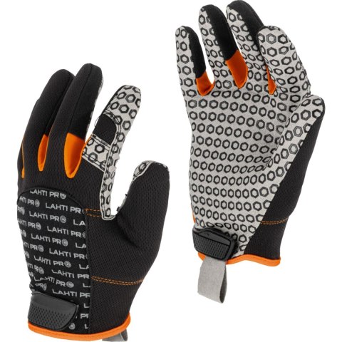 Rękawice warszt. czar.-pom., l281811p, karta, "11",ce,lahti