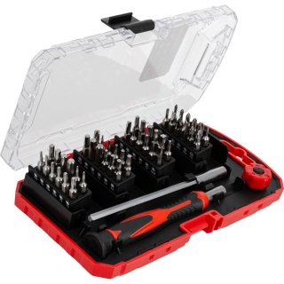 Zestaw końcówek precyzyjnych z uchwytem, 51szt. proline
