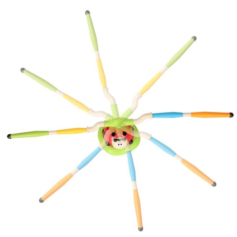 Gra zręcznościowa dla dzieci skakanka wyrzutnia rzut do celu biedronka 3w1