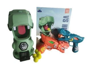 KX5545 Strzelanie do celu 2 pistolety + 20 kul dinozaur