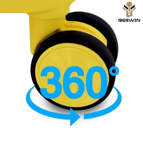 Komplet podróżny 3 walizki XL L M + kosmetyczka twarde TSA 4 kółka lekki