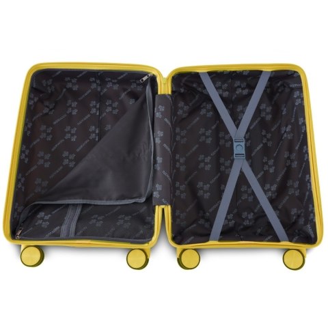 Komplet podróżny 3 walizki XL L M + kosmetyczka twarde TSA 4 kółka lekki