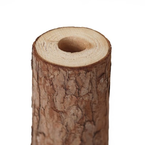 Choinka sztuczna na pniu 180 cm sosna diamentowa z szyszkami ośnieżona