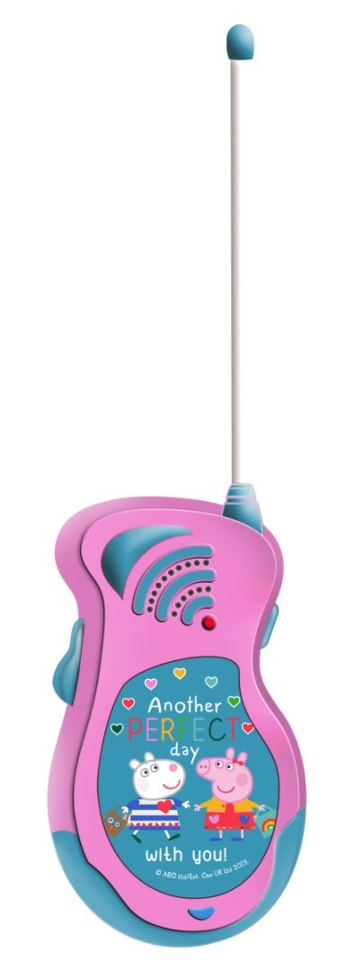 ND19_KE-PP17047 Walkie Talkie z zegarkiem cyfrowym - Świnka Peppa