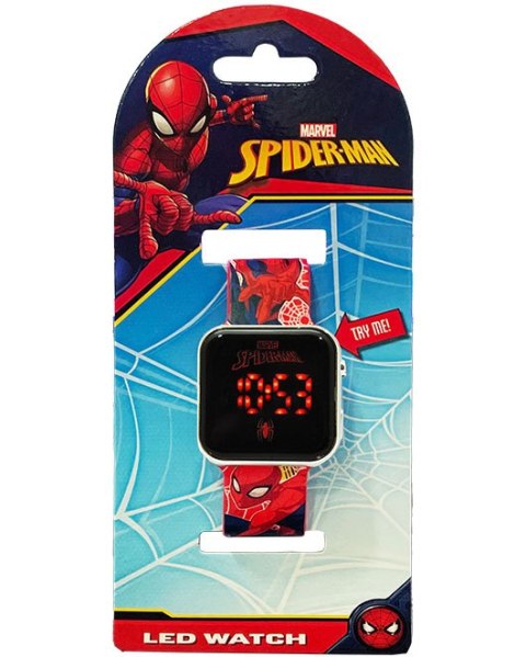 ND19_KE-SPD4800 Zegarek cyfrowy, led - Spiderman