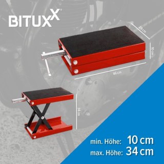 Profesjonalny stojak centralny BITUXX 450 kg do motocykla enduro, offroad, szosowego