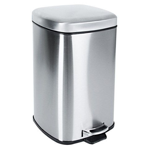 Kosz na Śmieci Stalowy z Pedałem 12 L ORION Wytrzymały ze Stali Nierdzewnej