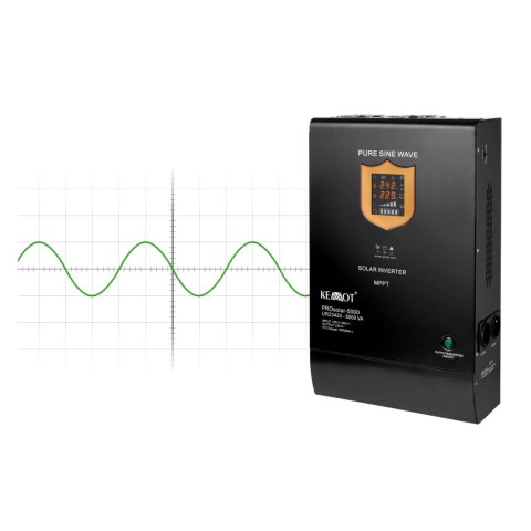 Przetwornica solarna naścienna ( inwerter ) KEMOT PROsolar-5000 ( 48V 230V 5000VA/3500W )