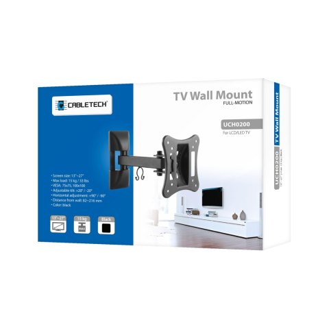 Uchwyt do ściany 13-27 cali czarny LPA51-111 (regulacja w pionie i w poziomie)