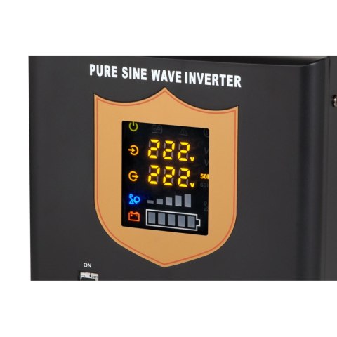 Zasilacz awaryjny KEMOT PROsinus-2000 przetwornica z czystym przebiegiem sinusoidalnym i funkcją ładowania 12V 230V 2000VA/1200