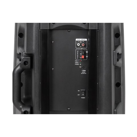 Aktywna kolumna głośnikowa (z 2 mikrofonami bezprzewodowymi UHF, SD, Bluetooth, FM, USB) 40 Watt