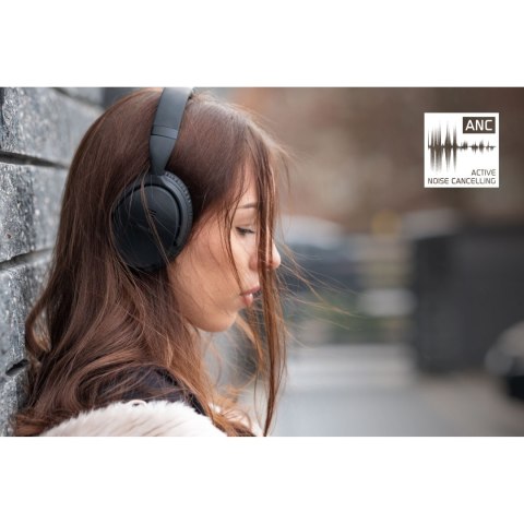 Bezprzewodowe słuchawki nauszne z ANC Kruger&Matz F7A