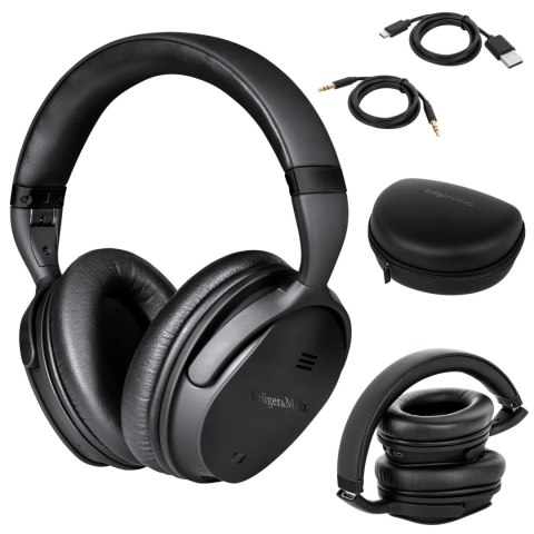 Bezprzewodowe słuchawki nauszne z ANC Kruger&Matz F7A