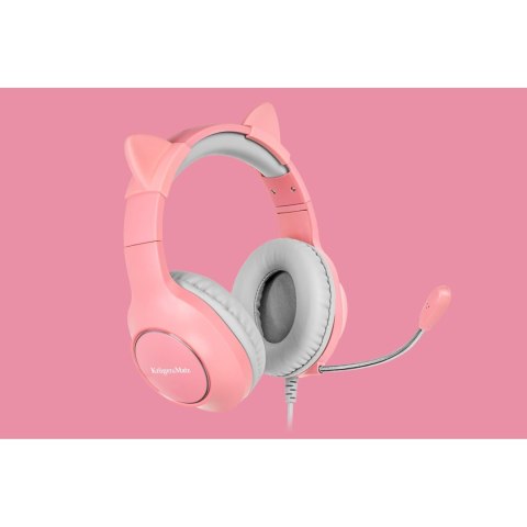 Gamingowe słuchawki nauszne dla dzieci Kruger&Matz Gamer Kids, kolor czarny