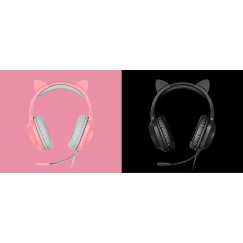 Gamingowe słuchawki nauszne dla dzieci Kruger&Matz Gamer Kids, kolor czarny