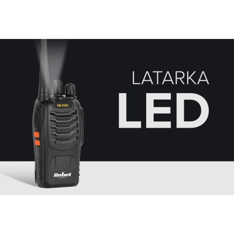 Radiotelefon ręczny PMR Rebel RB-100