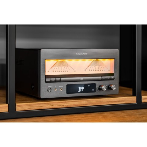 Wieża HiFi Kruger&Matz KM1995 (Wzmacniacz klasy A, CD, USB, Bluetooth, radio cyfrowe DAB+, FM)
