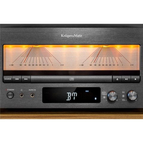 Wieża HiFi Kruger&Matz KM1995 (Wzmacniacz klasy A, CD, USB, Bluetooth, radio cyfrowe DAB+, FM)