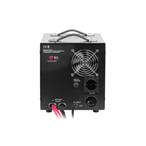 Zasilacz awaryjny KEMOT PROsinus-2000/24 przetwornica z czystym przebiegiem sinusoidalnym i funkcją ładowania 24V 230V 2000VA/