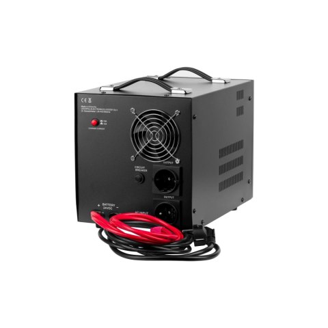 Zasilacz awaryjny KEMOT PROsinus-2600/24 przetwornica z czystym przebiegiem sinusoidalnym i funkcją ładowania 24V 230V 2600VA/