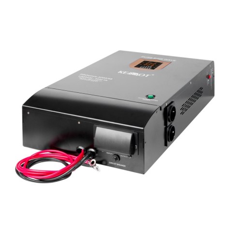 Zasilacz awaryjny KEMOT PROsinus-5000/48 przetwornica z czystym przebiegiem sinusoidalnym i funkcją ładowania 48V 230V 5000VA/