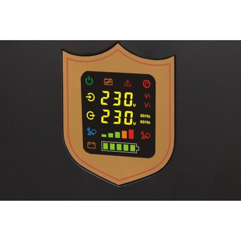 Zasilacz awaryjny KEMOT PROsinus-5000/48 przetwornica z czystym przebiegiem sinusoidalnym i funkcją ładowania 48V 230V 5000VA/