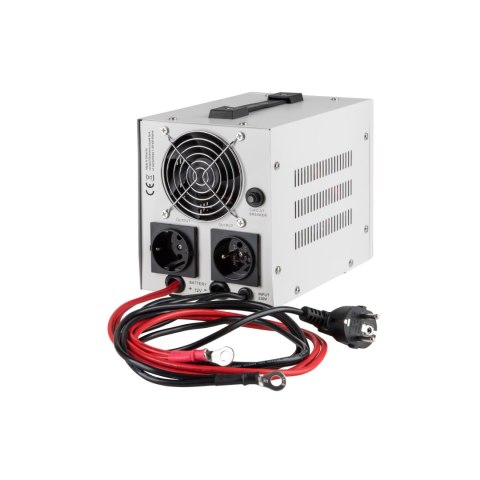 Zasilacz awaryjny KEMOT PROsinus-800 przetwornica z czystym przebiegiem sinusoidalnym i funkcją ładowania 12V 230V 800VA/500W