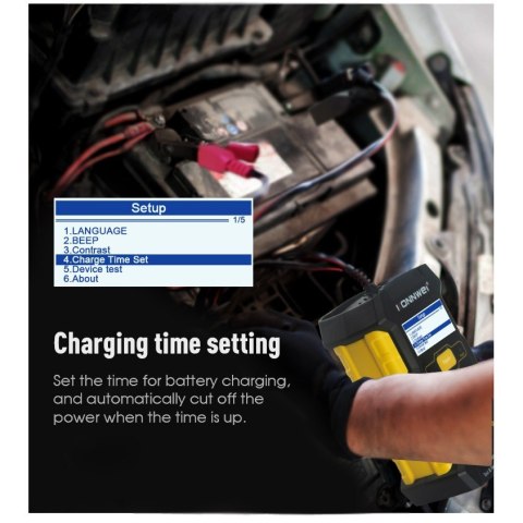 Miernik baterii Konnwei KW510