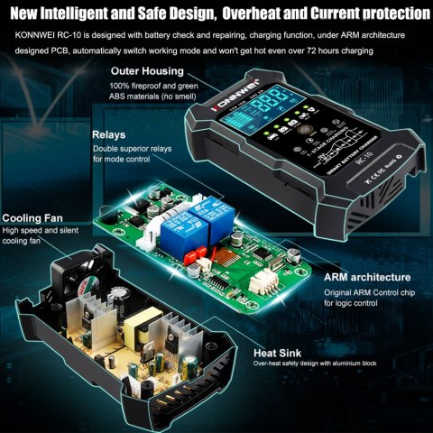 Prostownik Konnwei RC-10