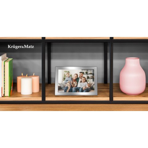 Cyfrowa ramka Kruger&Matz na zdjęcia FRAMEO Wi-Fi 10,1" lustrzana