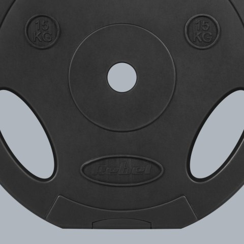 Obciążenie bitumiczne zestaw 2x15kg, otwór 31mm, talerz z uchwytami, REBEL ACTIVE