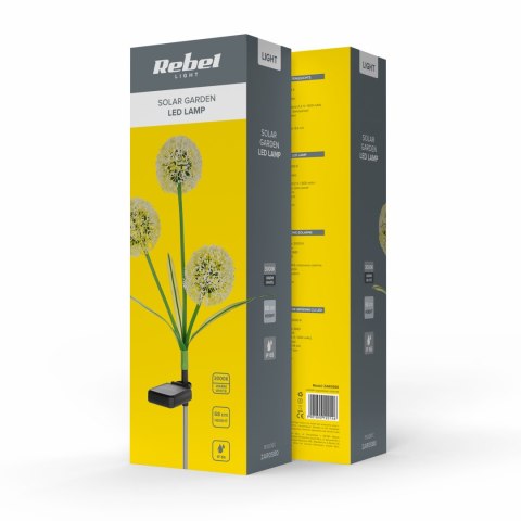 Ogrodowe ozdobne lampki solarne Rebel- czosnek ozdobny