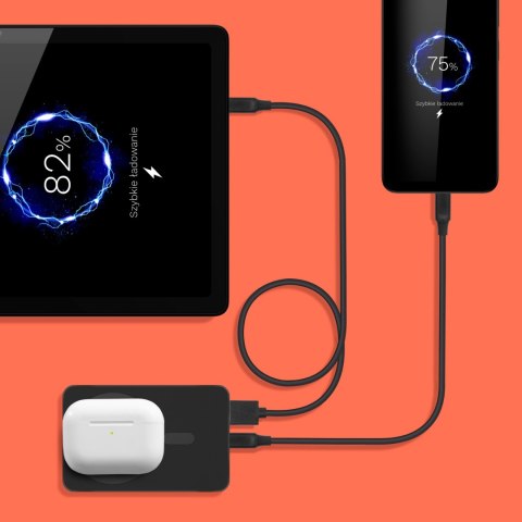 POWERBANK indukcyjny Kruger&Matz 10000 mAh Mag Safe czarny