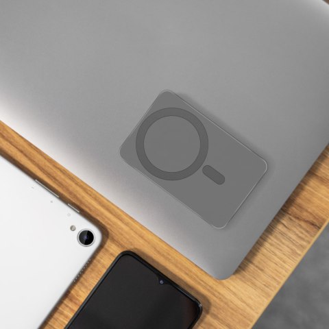 POWERBANK indukcyjny Kruger&Matz 5000 mAh Mag Safe szary