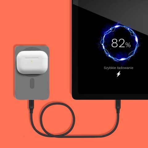 POWERBANK indukcyjny Kruger&Matz 5000 mAh Mag Safe szary