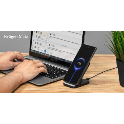 Podstawka stojak ładowarka indukcyjna składana Kruger&Matz