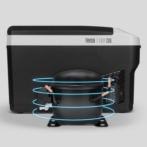 Profesjonalna lodówka turystyczna kompresorowa TEESA z funkcją mrożenia 25L DC12/24V AC 230V