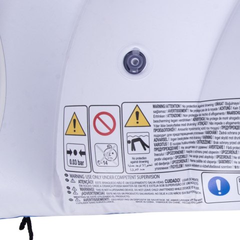 Duży materac basenowy z oparciem SUNCLUB