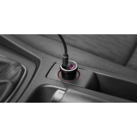 Ładowarka samochodowa 38W Kruger&Matz z funkcjami Power Dedlivery oraz Quick Charge