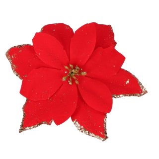 Gwiazda betlejemska POISENCJA kwiat z klipsem