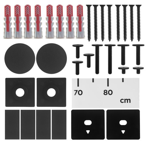 MACLEAN UCHWYT DO TV, KOMPATYBILNY Z TELEWIZORAMI SAMSUNG QLED, 43"-85", MAX. 60KG, MC-806 N
