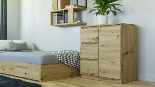 KOMODA 1 DRZWI 3 SZUFLADY ARTISAN KOMPLET