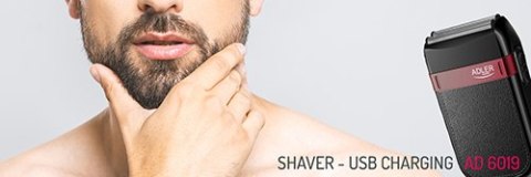 AD 2923 Golarka - ładowanie przez usb