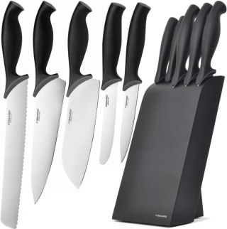 ZESTAW 5 NOŻY W BLOKU CZARNY