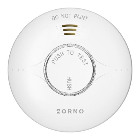 Bateryjny czujnik dymu, wbudowana bateria, żywotność sensora i baterii 10 lat