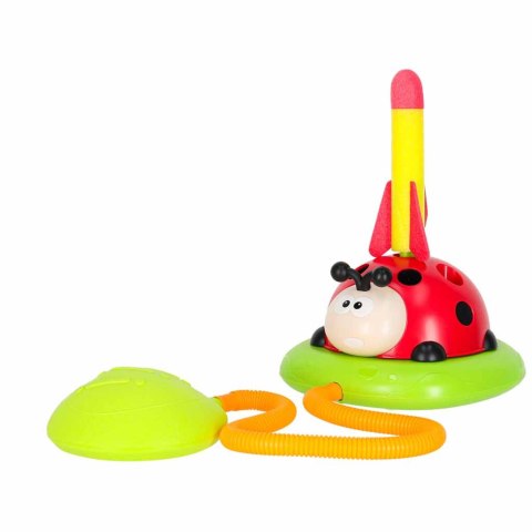 Gra zręcznościowa dla dzieci skakanka wyrzutnia rzut do celu biedronka 4w1