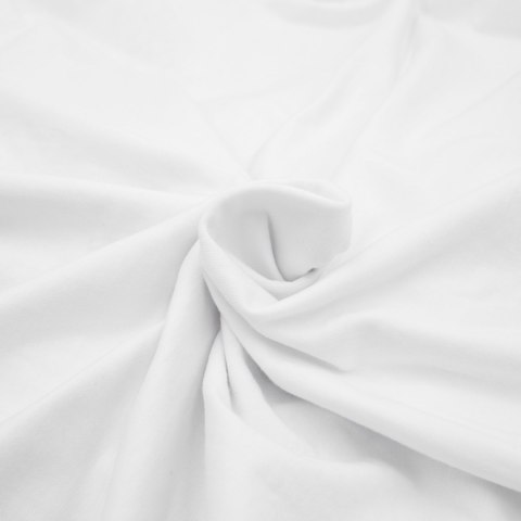 Prześcieradło jersey elastan z gumką WHITE/BIAŁY/160x200x30