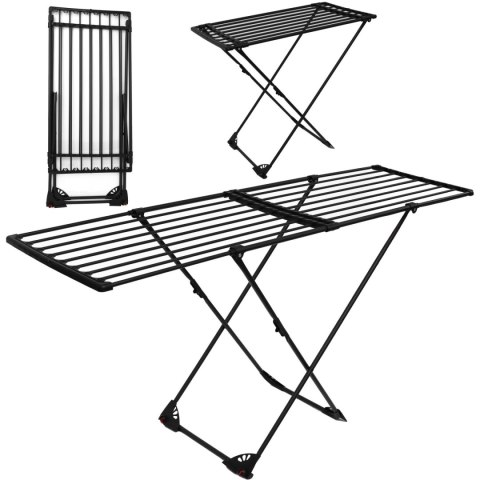 Stojąca suszarka na pranie bieliznę składana balkonowa rozsuwana duża mocna