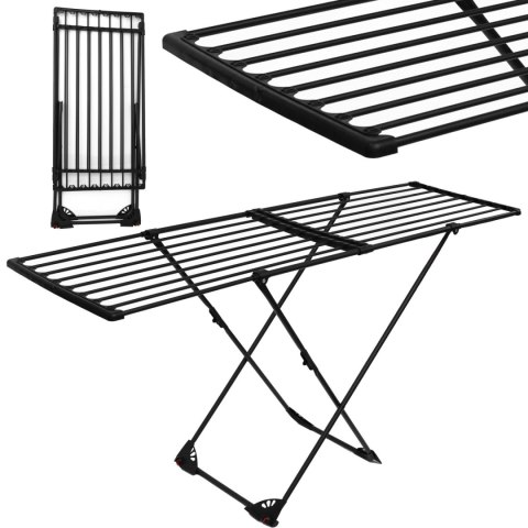 Stojąca suszarka na pranie bieliznę składana balkonowa rozsuwana duża mocna